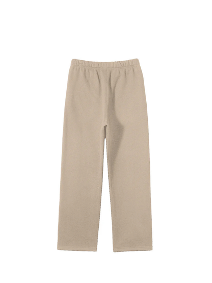 Iconic Black Straight Leg Apricot Sweatpants
