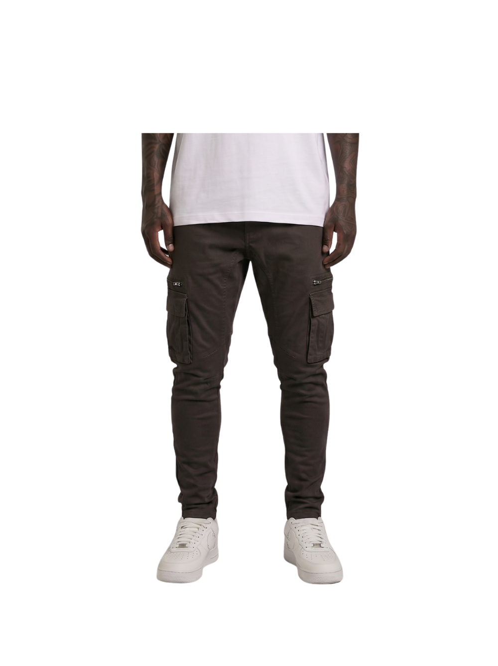 Gasoline 8044 Cargo Pants Olive Brown