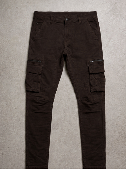 Gasoline 8044 Cargo Pants Olive Brown