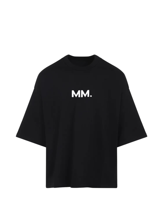 Micael Matthews Black MM Oversized T-Shirt
