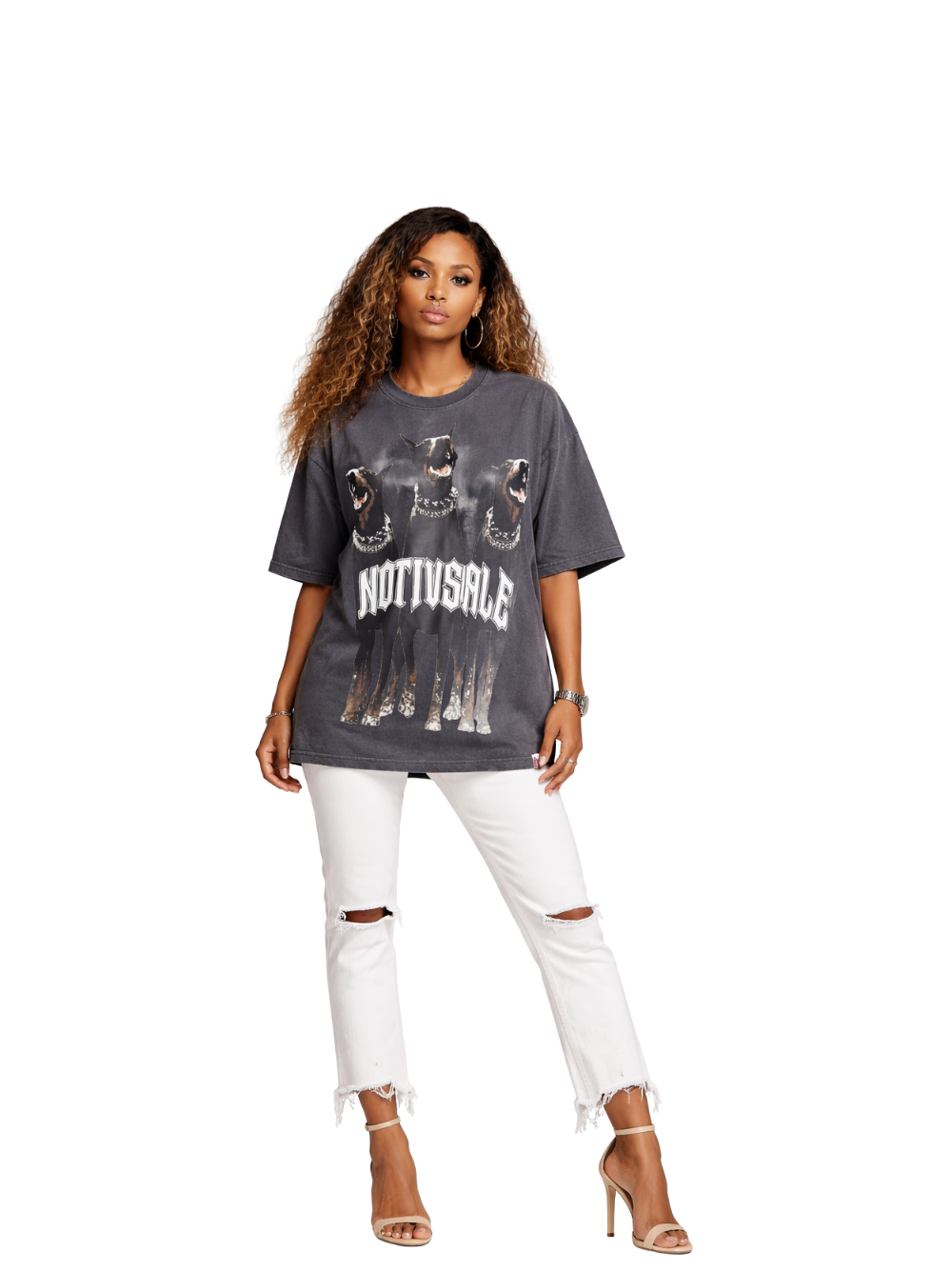 Notivsale Dobberman Black T-Shirt