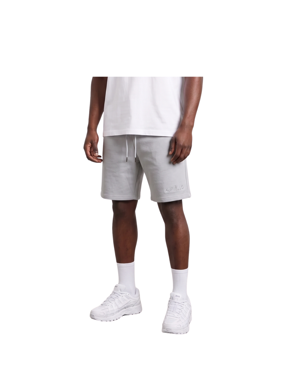 Auriello Essential Grey Shorts