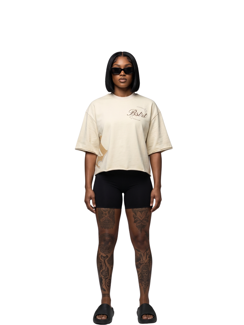 Be Street Boxy Cream T-Shirt