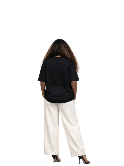 Error Box/Crop Black T-Shirt