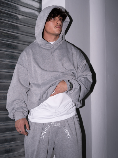 Twenty First Element Grey Oversized Hoodie