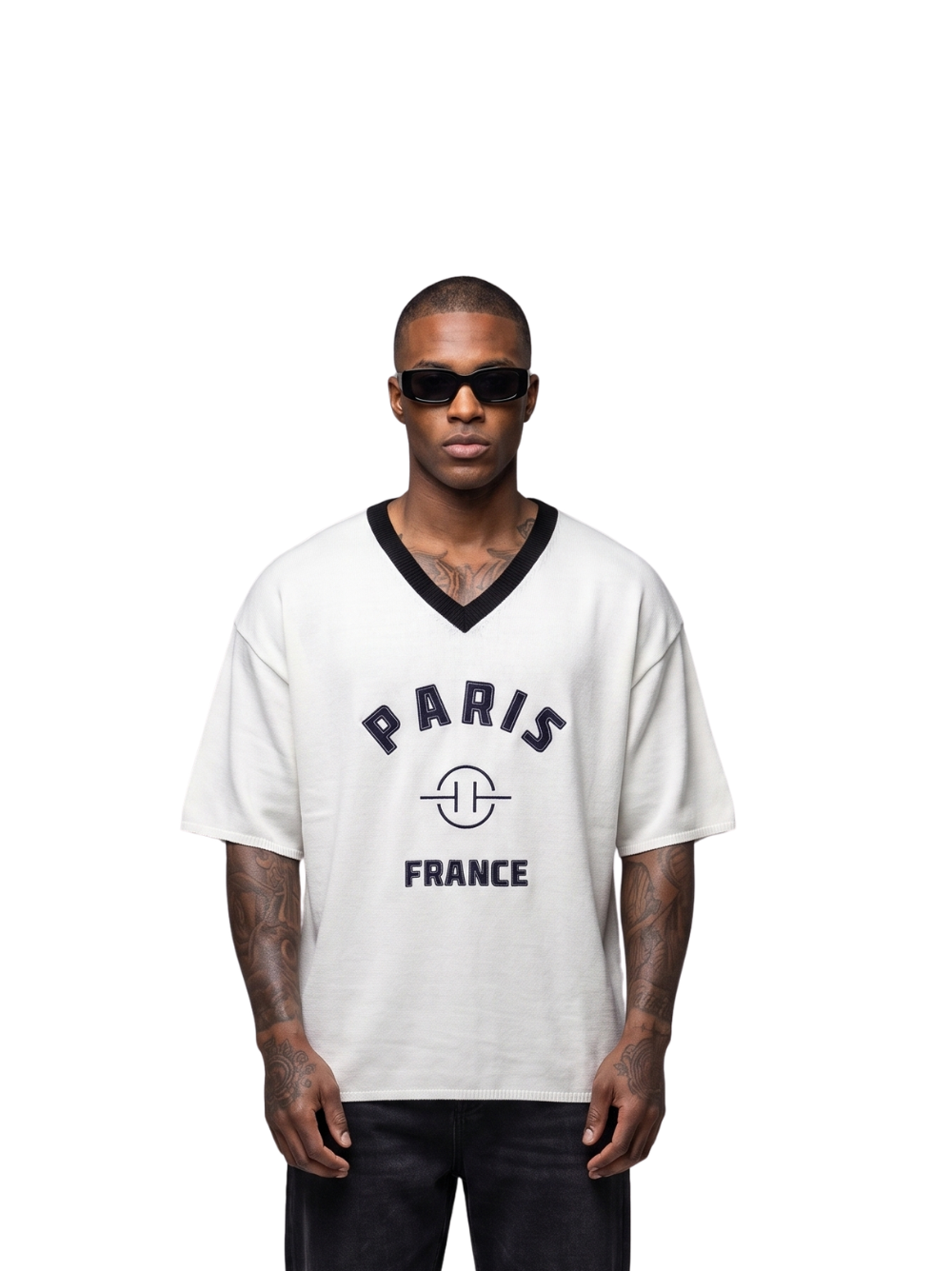 Tried and Tested Knitted White T-Shirt