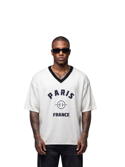 Tried and Tested Knitted White T-Shirt
