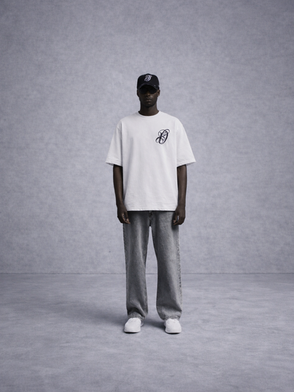 Ostentious Logo White T-Shirt