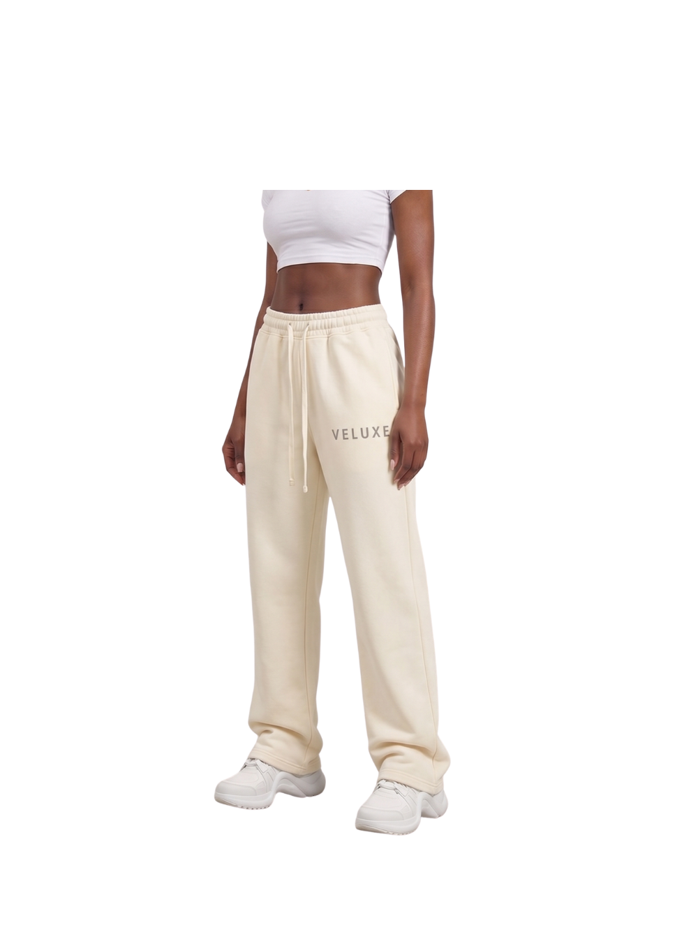 Veluxe Beige Sweatpants