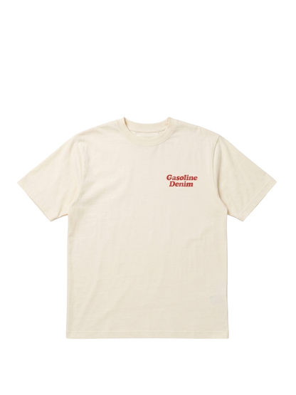 Gasoline Rose Cream T-Shirt