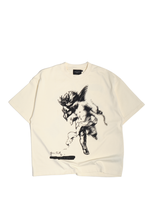 Unkle Keith Cupid Cherub Beige T-Shirt