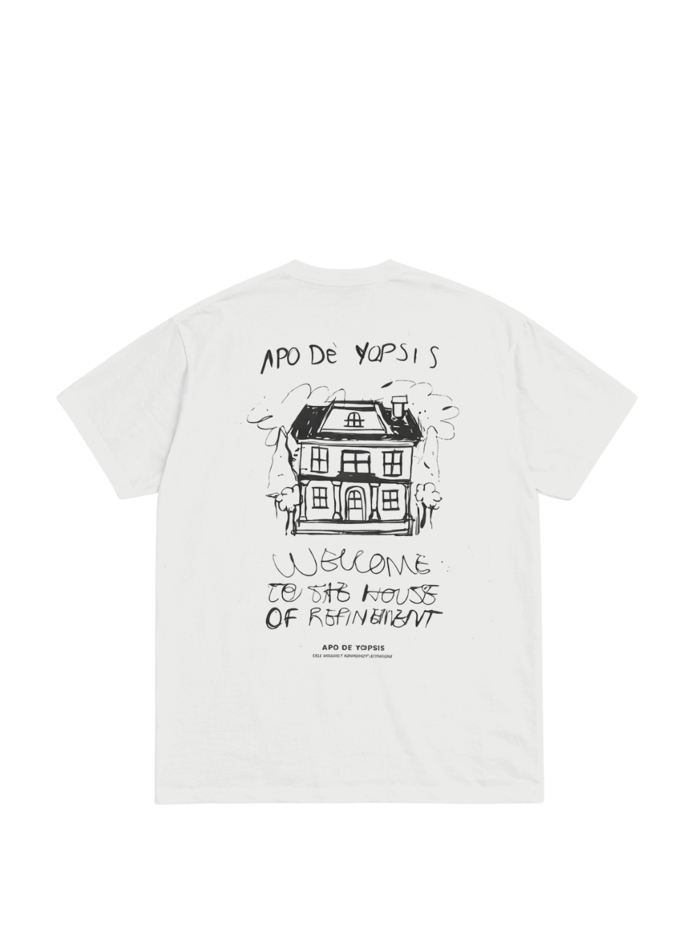APO Dé YOPSIS The House White T-Shirt