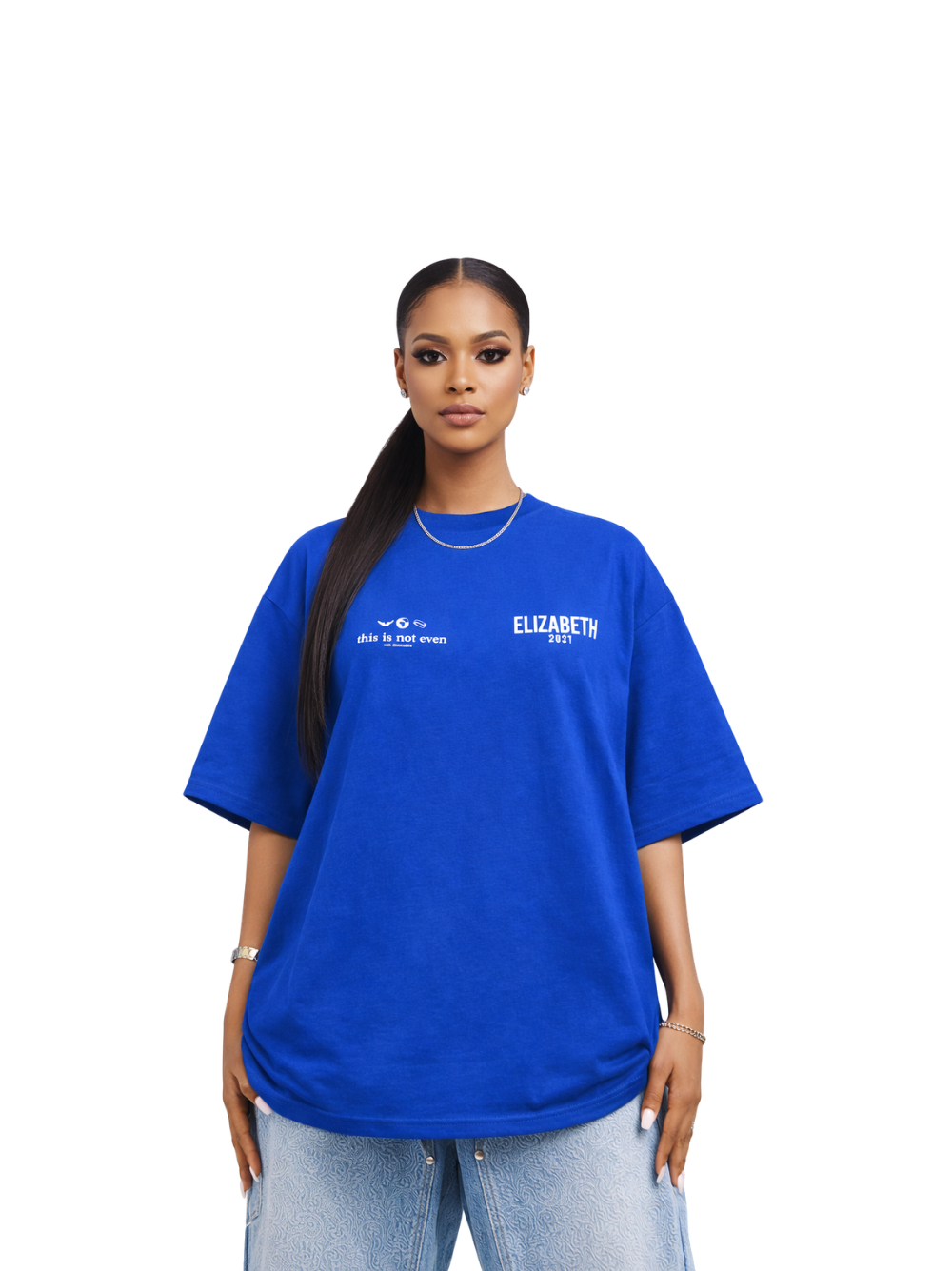 Elizabeth Dust Essential Blue T-Shirt