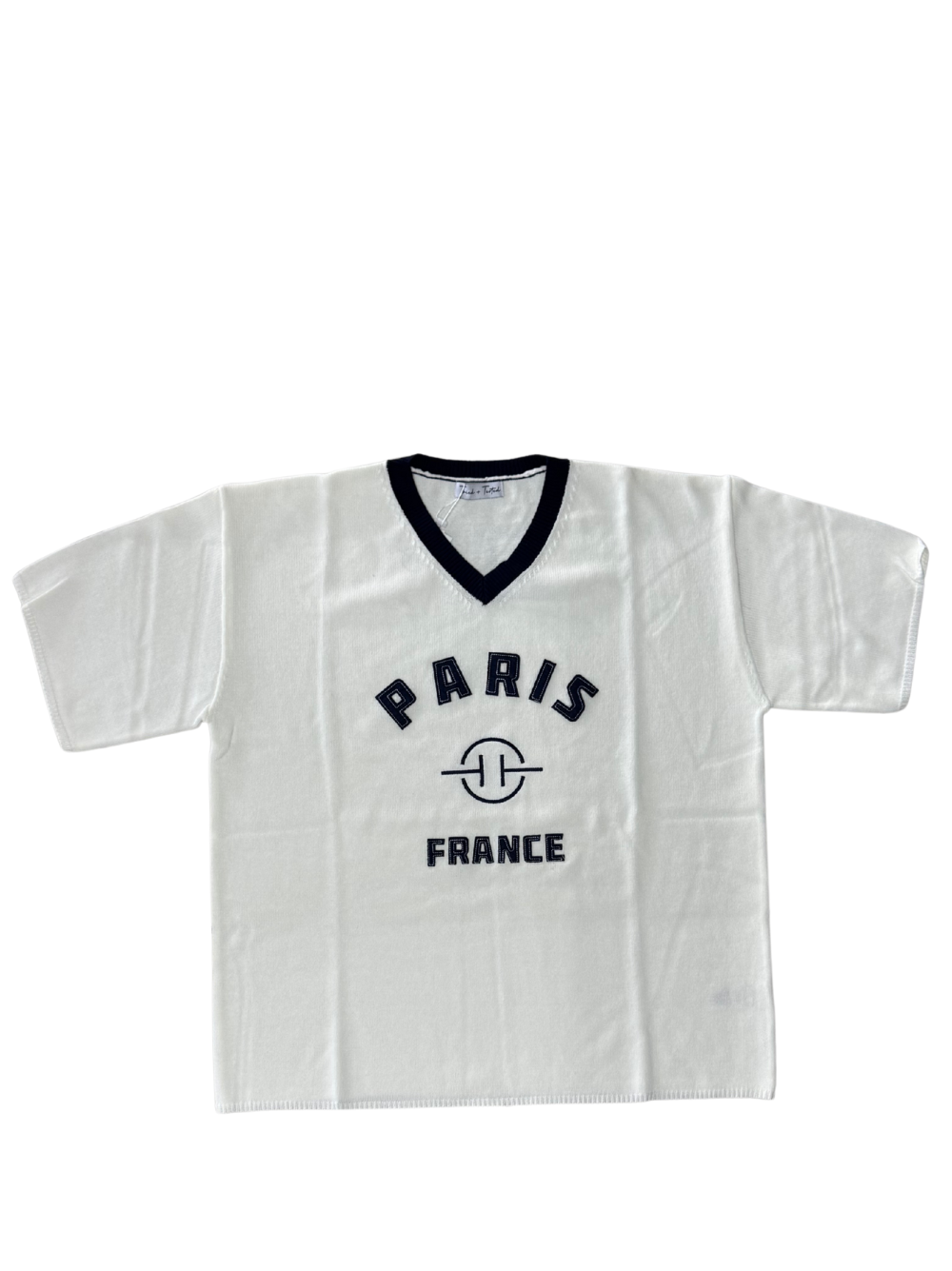 Tried and Tested Knitted White T-Shirt