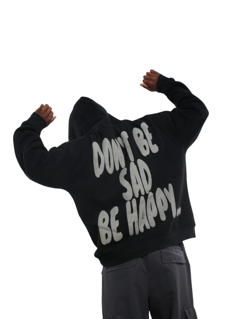Sadboysneverdie Black Oversized Hoodie