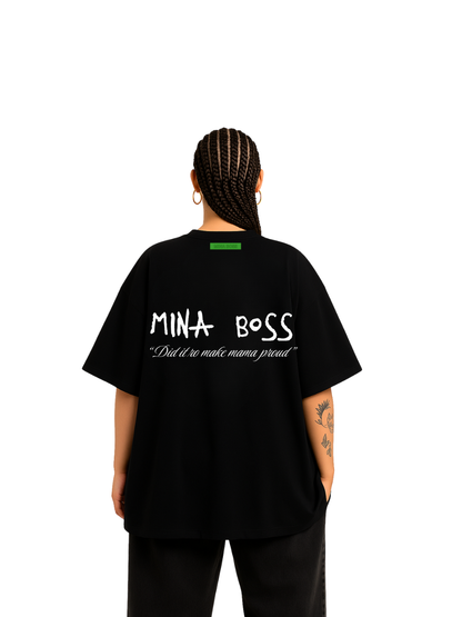 Mina Boss Greensqaure Black T-Shirt
