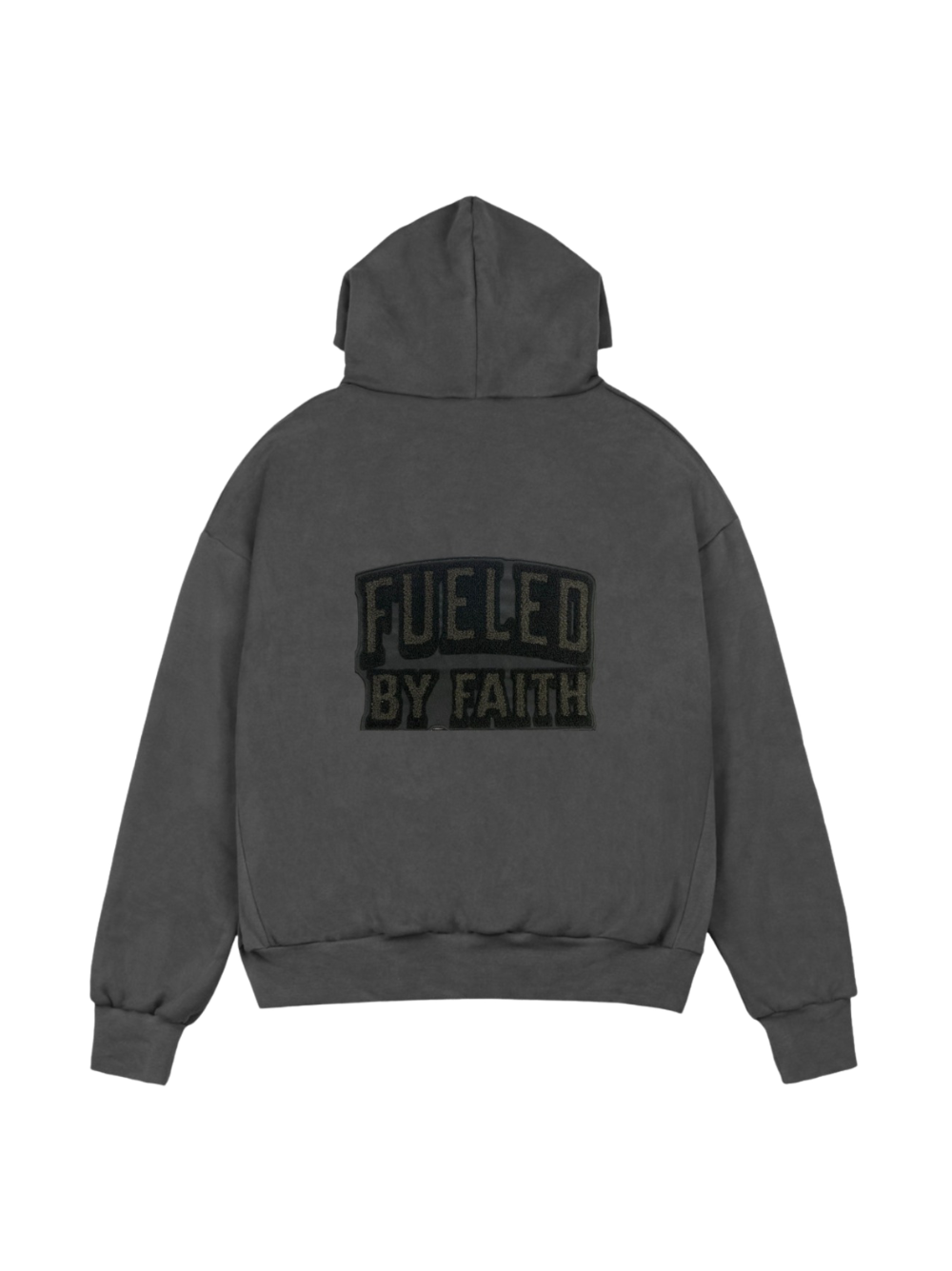 Be street Fueled by Faith Hoodie Grey