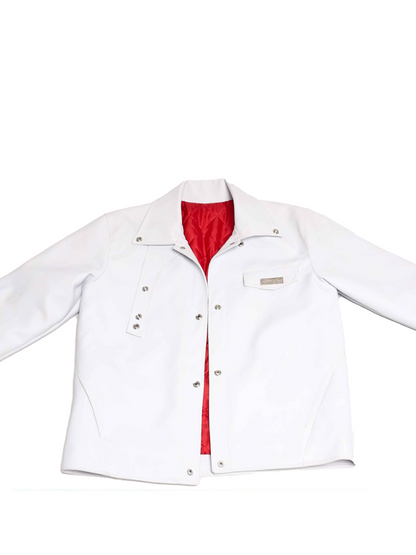 Notivsale White Rockstar Jacket