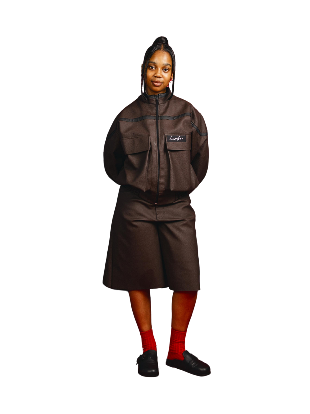 Lembe Brown Leather Jacket
