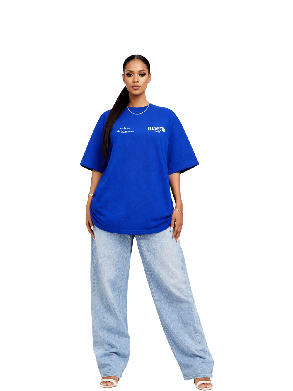 Elizabeth Dust Essential Blue T-Shirt