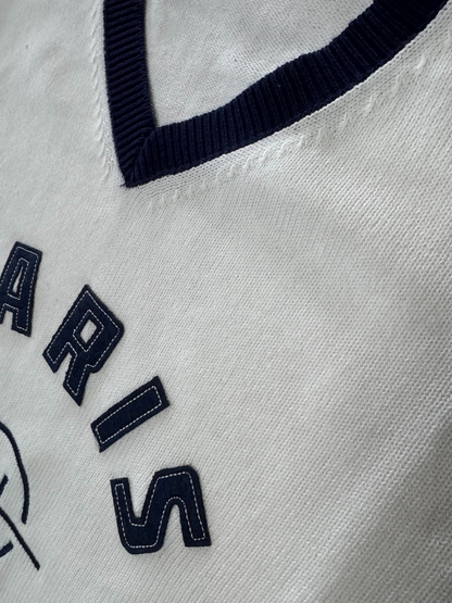 Tried and Tested Knitted White T-Shirt