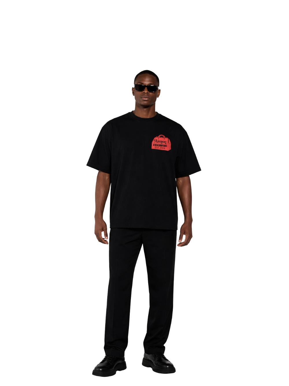 Aimon Luxury Bag Black T-Shirt