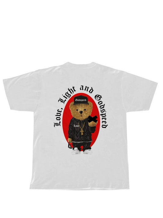 Godspeed Teddy White T-Shirt
