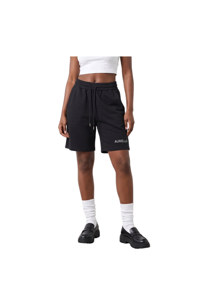 Auriello Essential Black Shorts