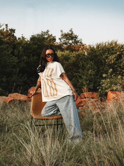 Micael Matthews Saint Drop Shoulder Cream Vest