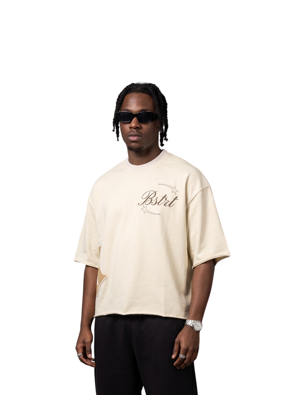 Be Street Boxy Cream T-Shirt