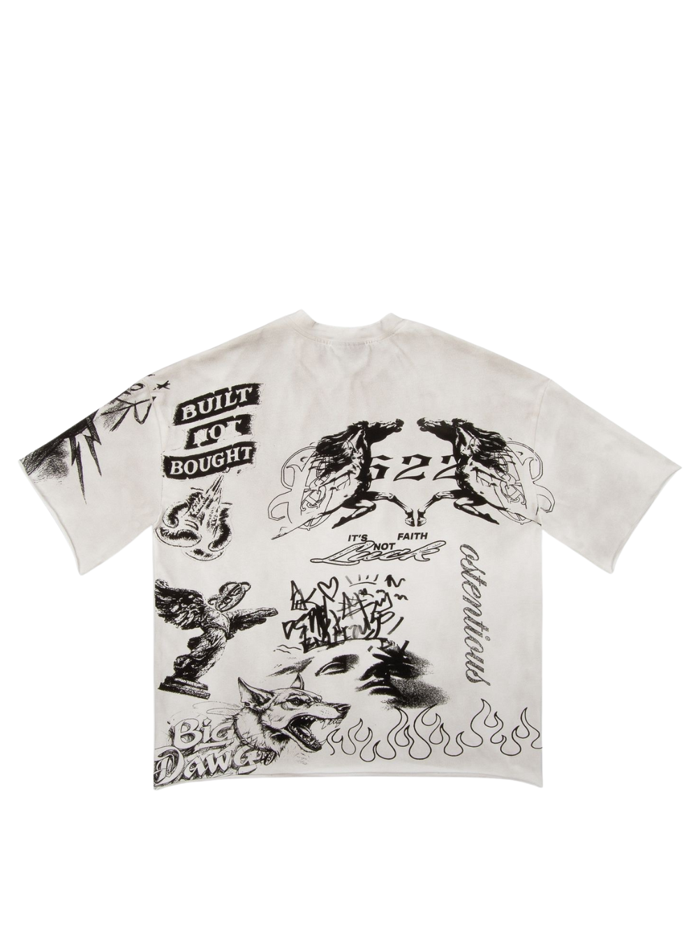 Ostentious Mandela White T-Shirt