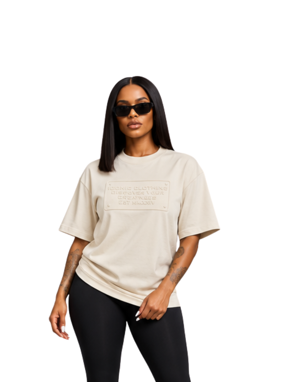 Iconic Cream Emboss Limited T-Shirt