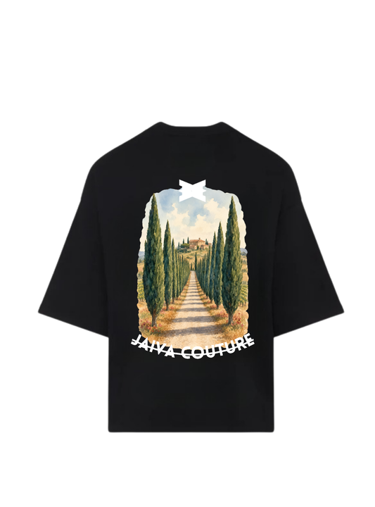 Jaiva Vision Oversized Black T-Shirt