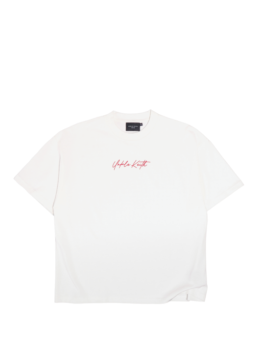 Unkle Keith Signiture White T-Shirt