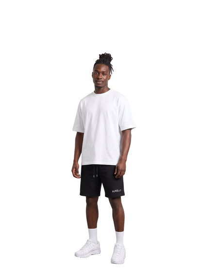 Auriello Essential Black Shorts