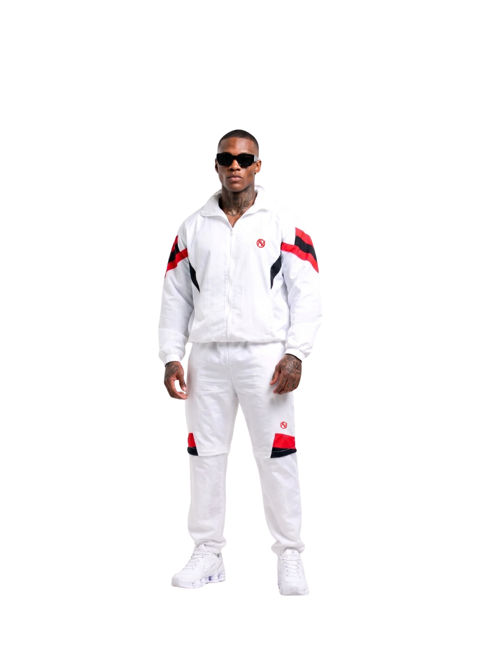 Notivsale Ama Combo Inferno 002 White Tracksuit Pants