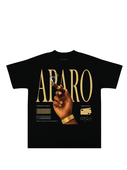 Aparo Cigar Black T-Shirt