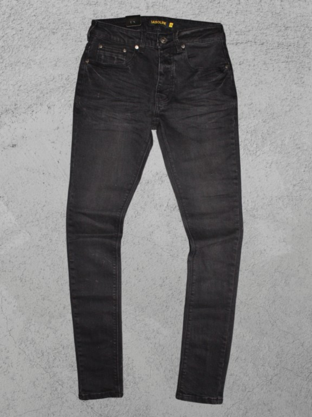 Gasoline 201 Denim Jeans Skinny Black