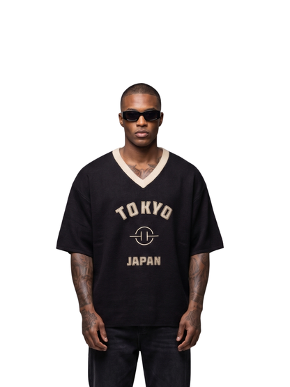 Tried And Tested Knitted Black T-shirt