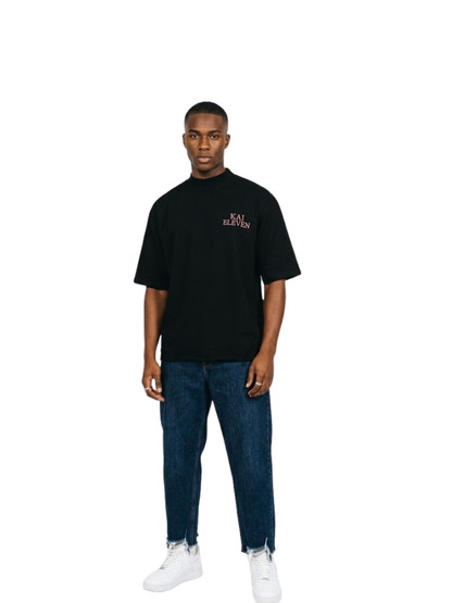 Kai Eleven Black Turtle Neck T-Shirt