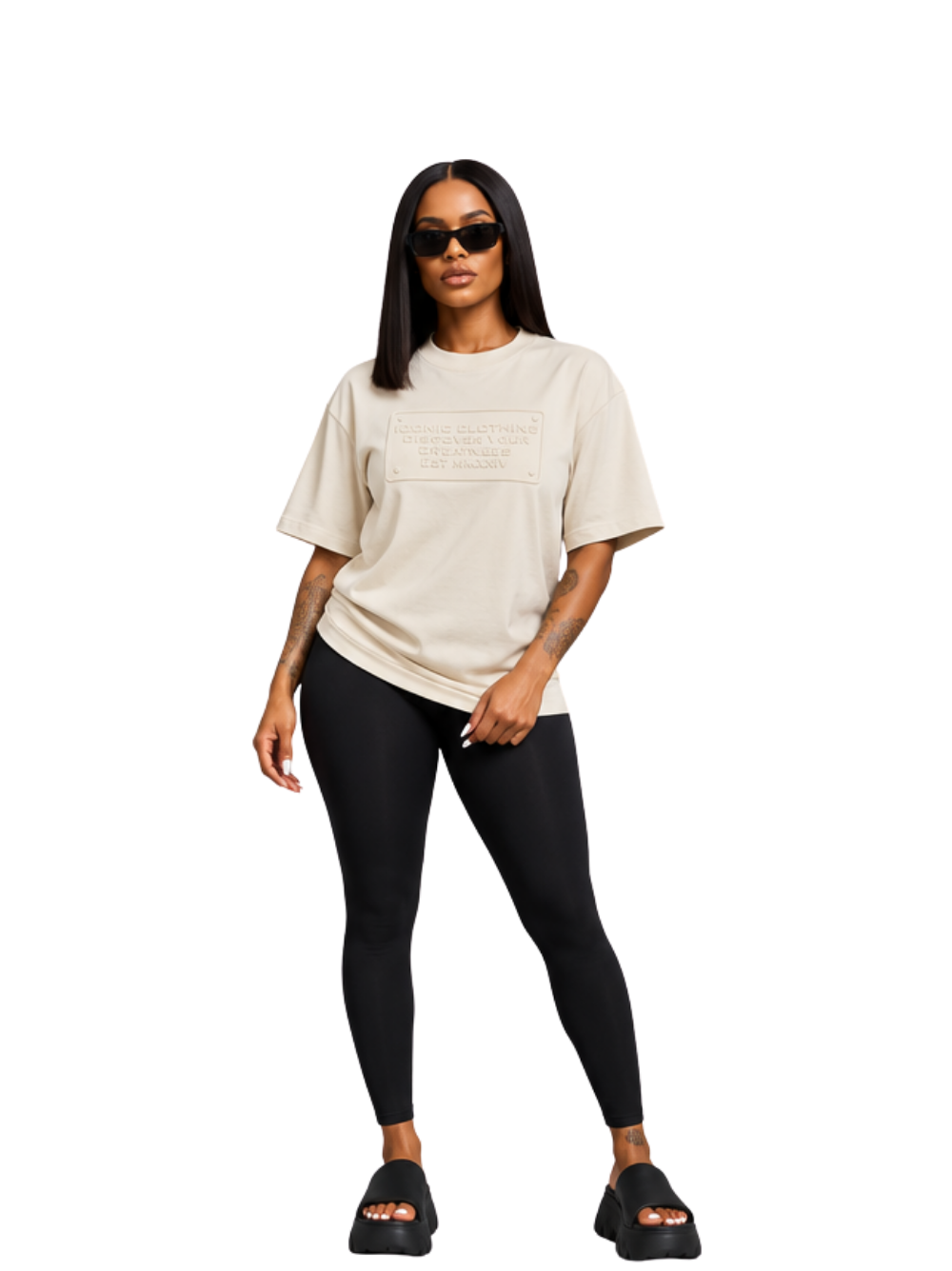 Iconic Cream Emboss Limited T-Shirt