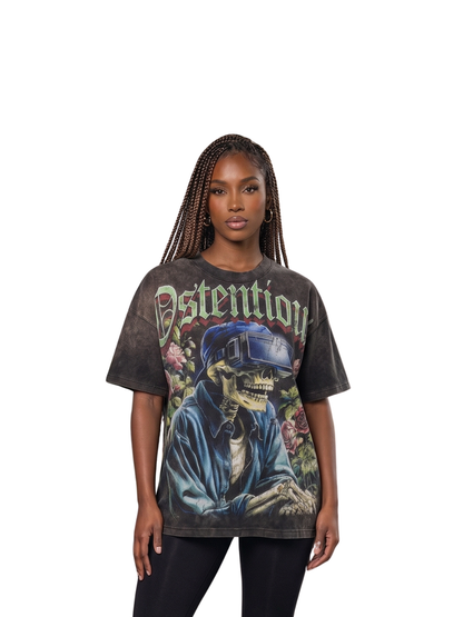 Ostentious Perspective Black T-Shirt