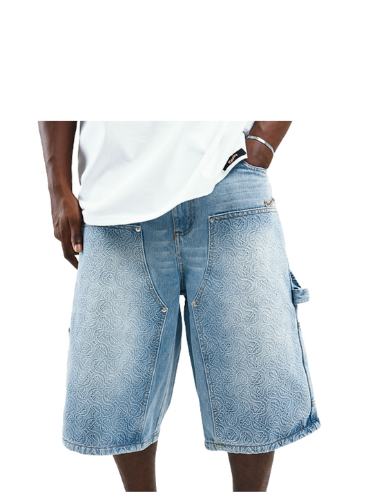 Empire Multi Logo Denim Jorts