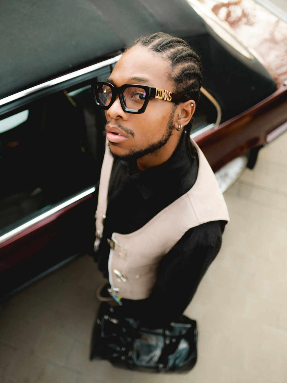 Dimas black Eyewear unisex sunglasses collection modern fashion frames South African eyewear brand 1