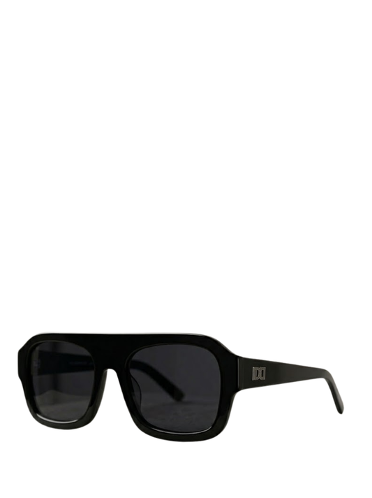 Dimas black frame black lense Eyewear unisex sunglasses collection modern fashion frames South African eyewear brand