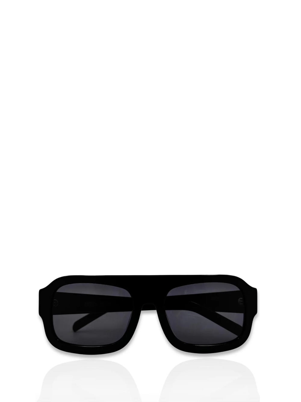 Dimas black frame black lense Eyewear unisex sunglasses collection modern fashion frames South African eyewear brand 1 studio image