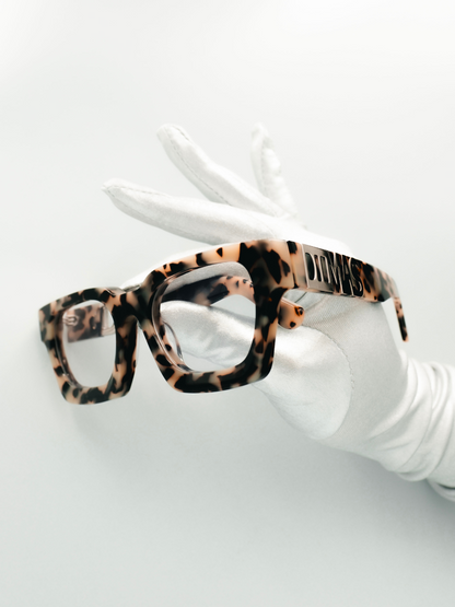 Dimas marble transparent lense Eyewear unisex sunglasses collection modern fashion frames South African eyewear brand 3 studio images 1
