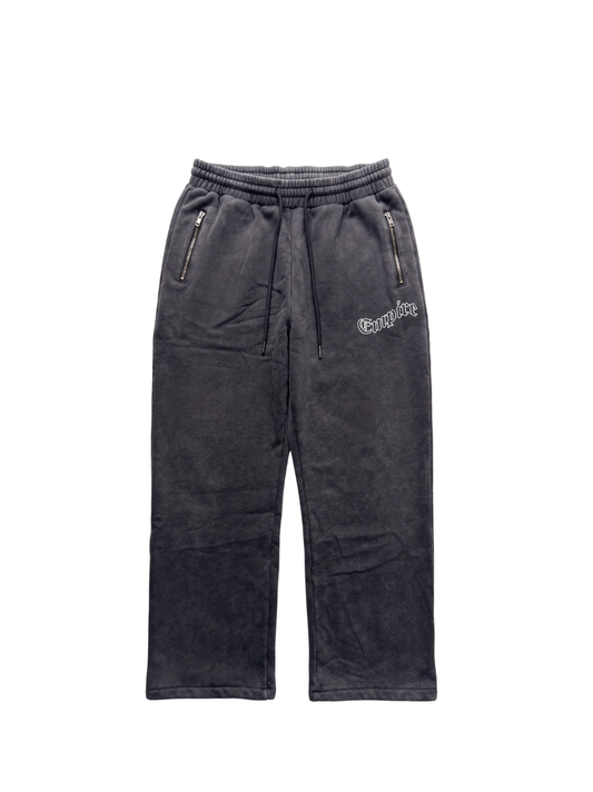 Empire Black Washed Sweatpants