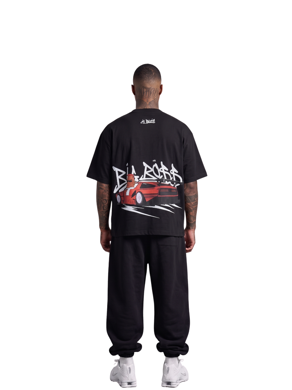 El Patron Big Boss black oversized t shirt back. men and women at unseen grail. local streetwear brands south africa. 11