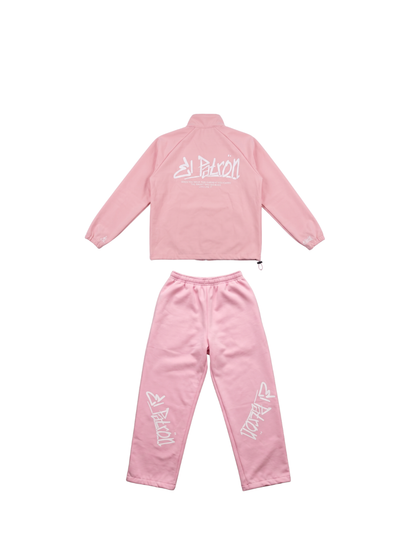 El Patron Big Boss oversized pink roadman tracksuit. men and women at unseen grail. local streetwear brands south africa. 170